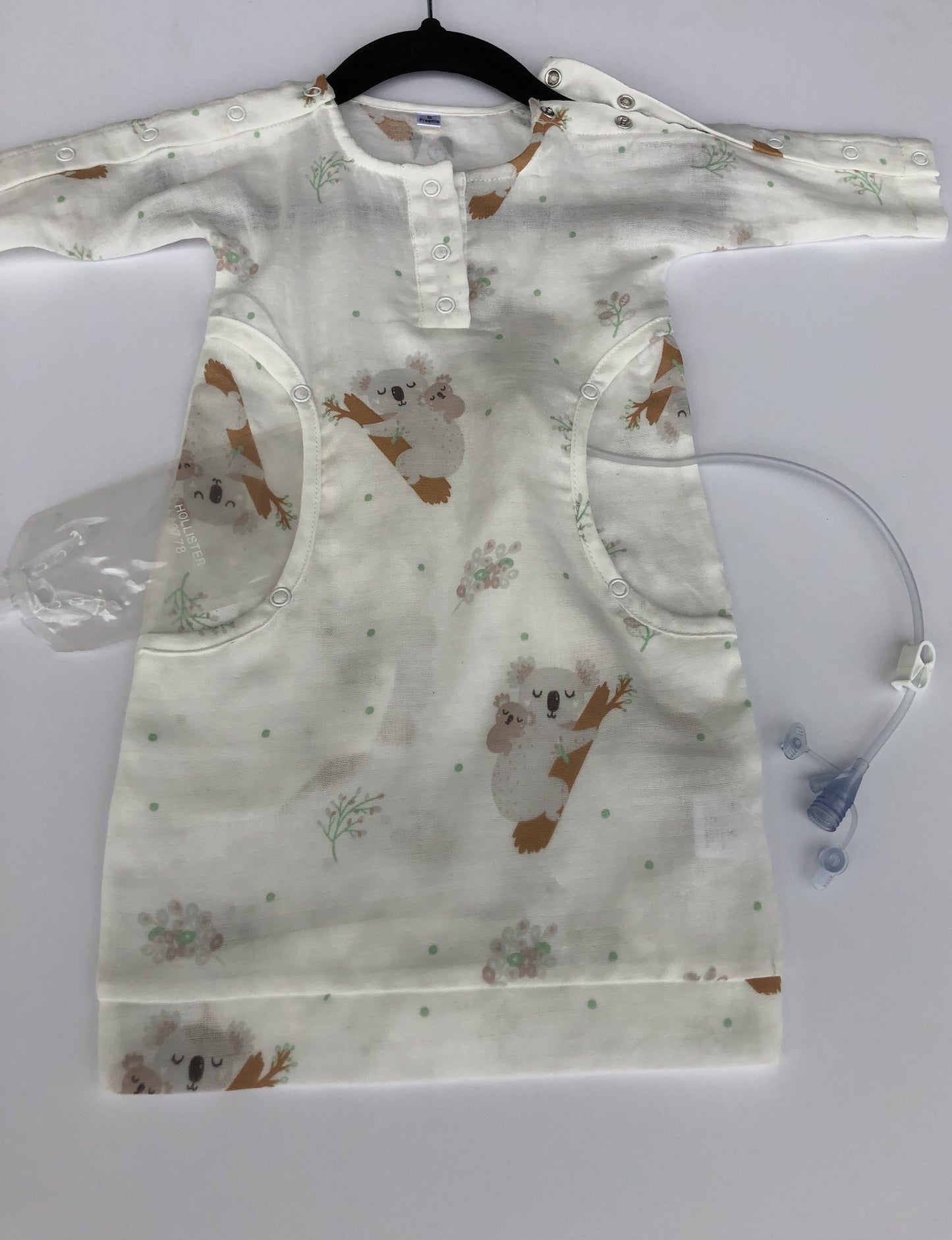 Sleeper Gown NICU Friendly