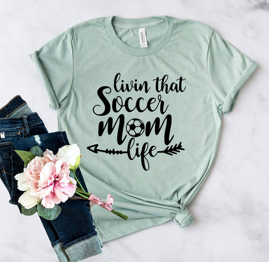 DT0195 Living That Soccer Mom Life Shirt