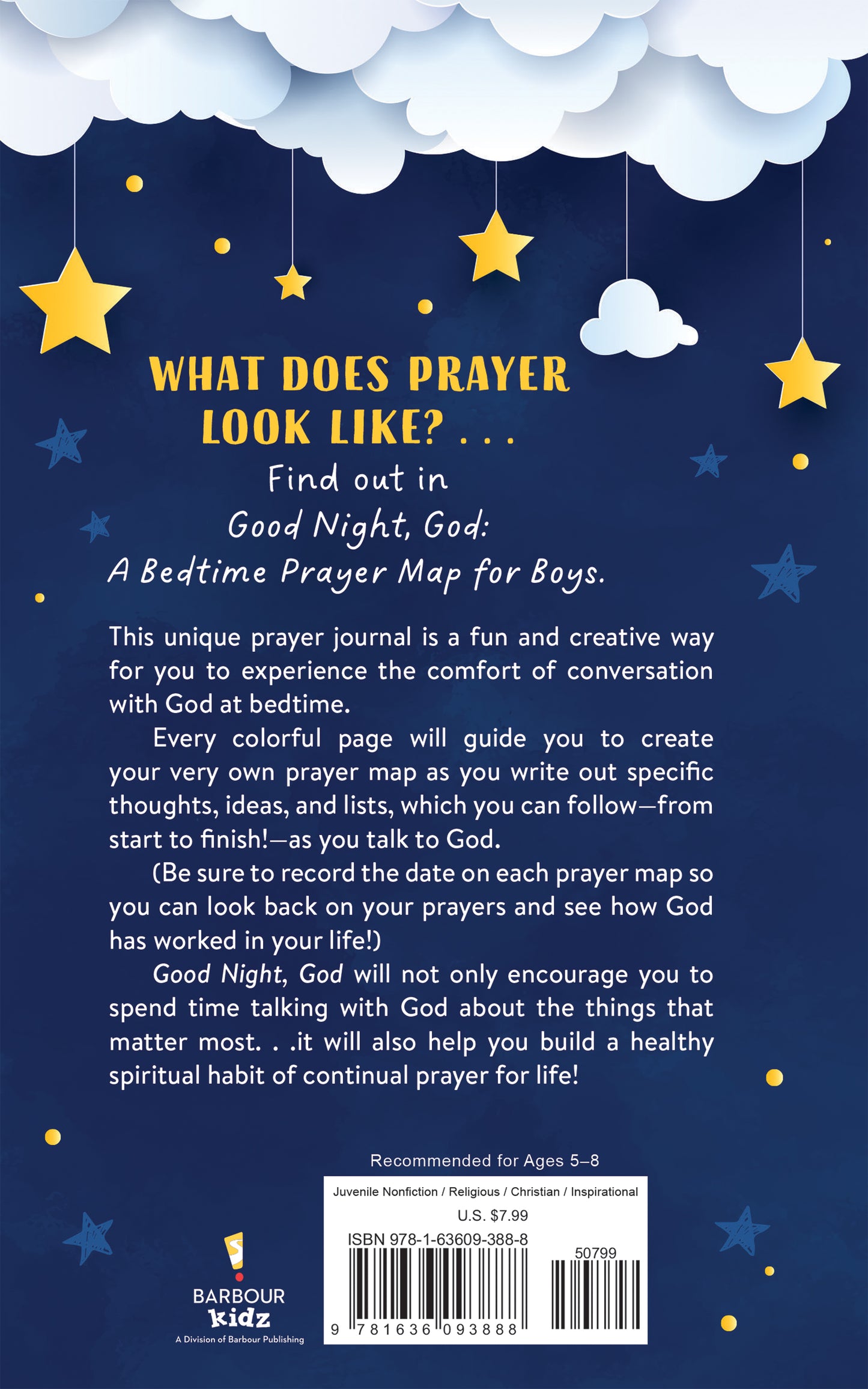 Good Night, God: A Bedtime Prayer Map for Boys