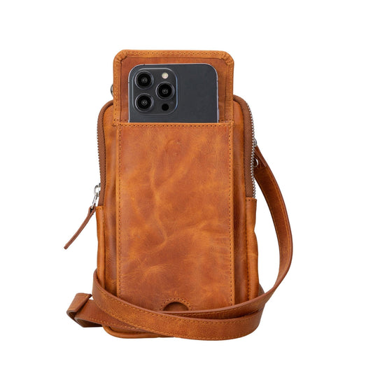 Niagara Leather Crossbody Phone Bag