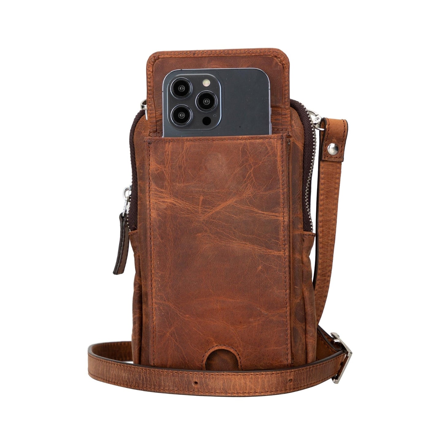 Niagara Leather Crossbody Phone Bag