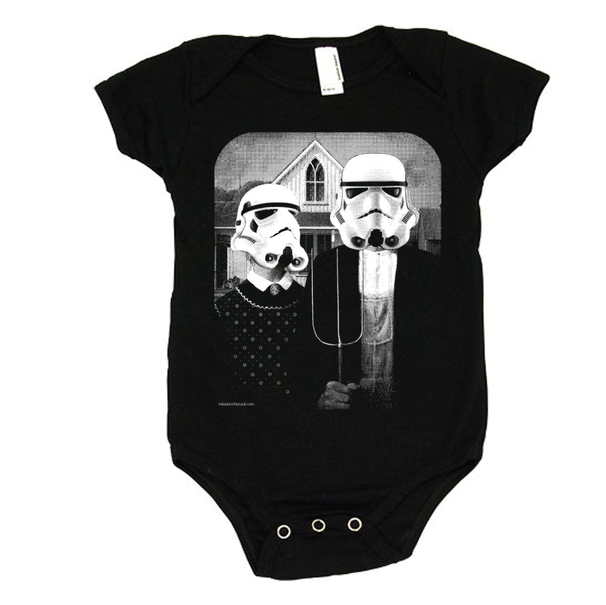 Star Wars American Gothic Onesie