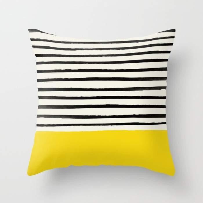 Sunshine x Stripes Pillow Cover (SOME COME WITH INSERT)